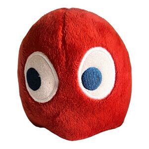 Ms Pacman Atari Nintendo NES Blinky Red Ghost 5” Plush Toy Stuffed Animal
